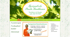 Desktop Screenshot of fysiopalvelu.fi